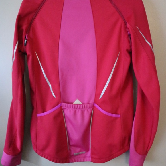 GORE Windstopper Bike Wear Women's Med Cycling Jacket Pink Softshell Commuting - Picture 2 of 16